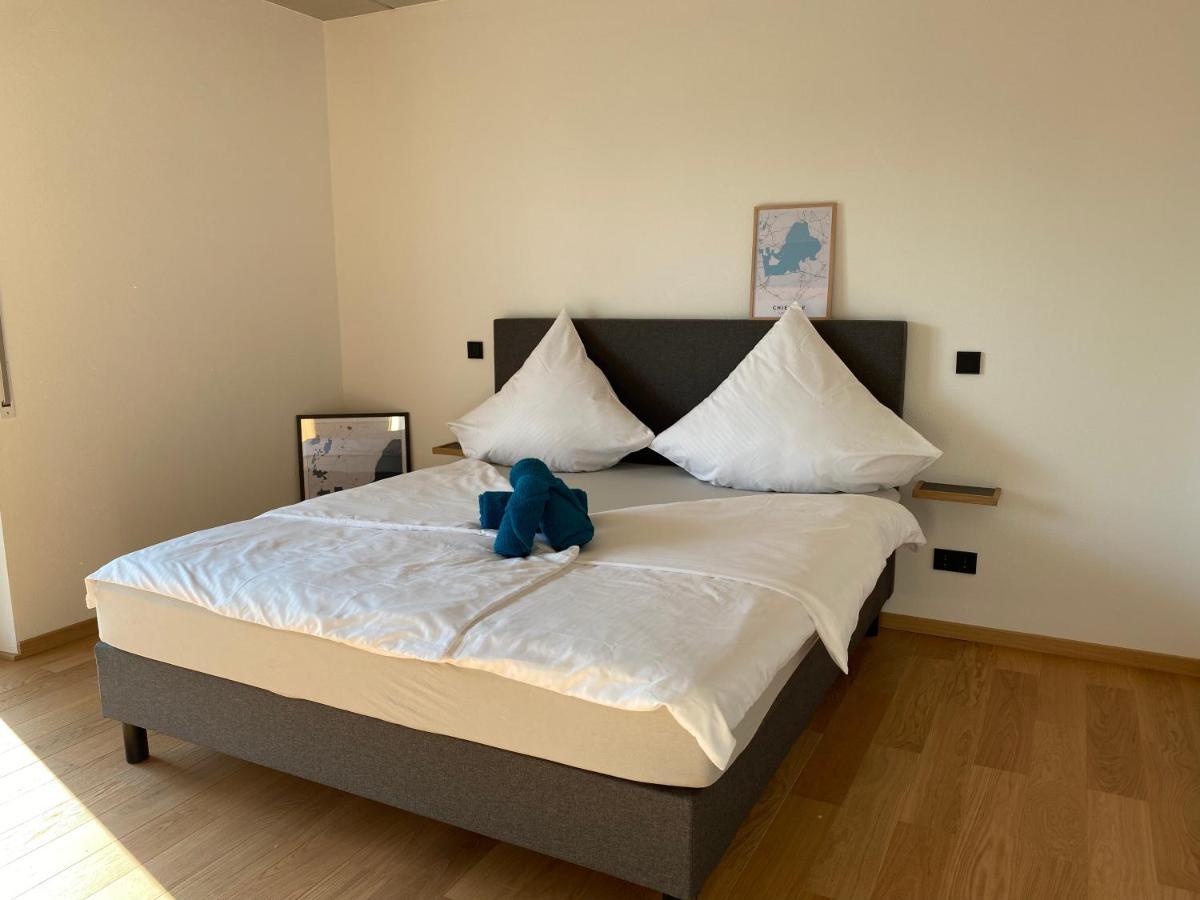 Neubau Gruener Wolpertinger Designwhg 106Qm Barrierefrei Daire Breitbrunn am Chiemsee Dış mekan fotoğraf
