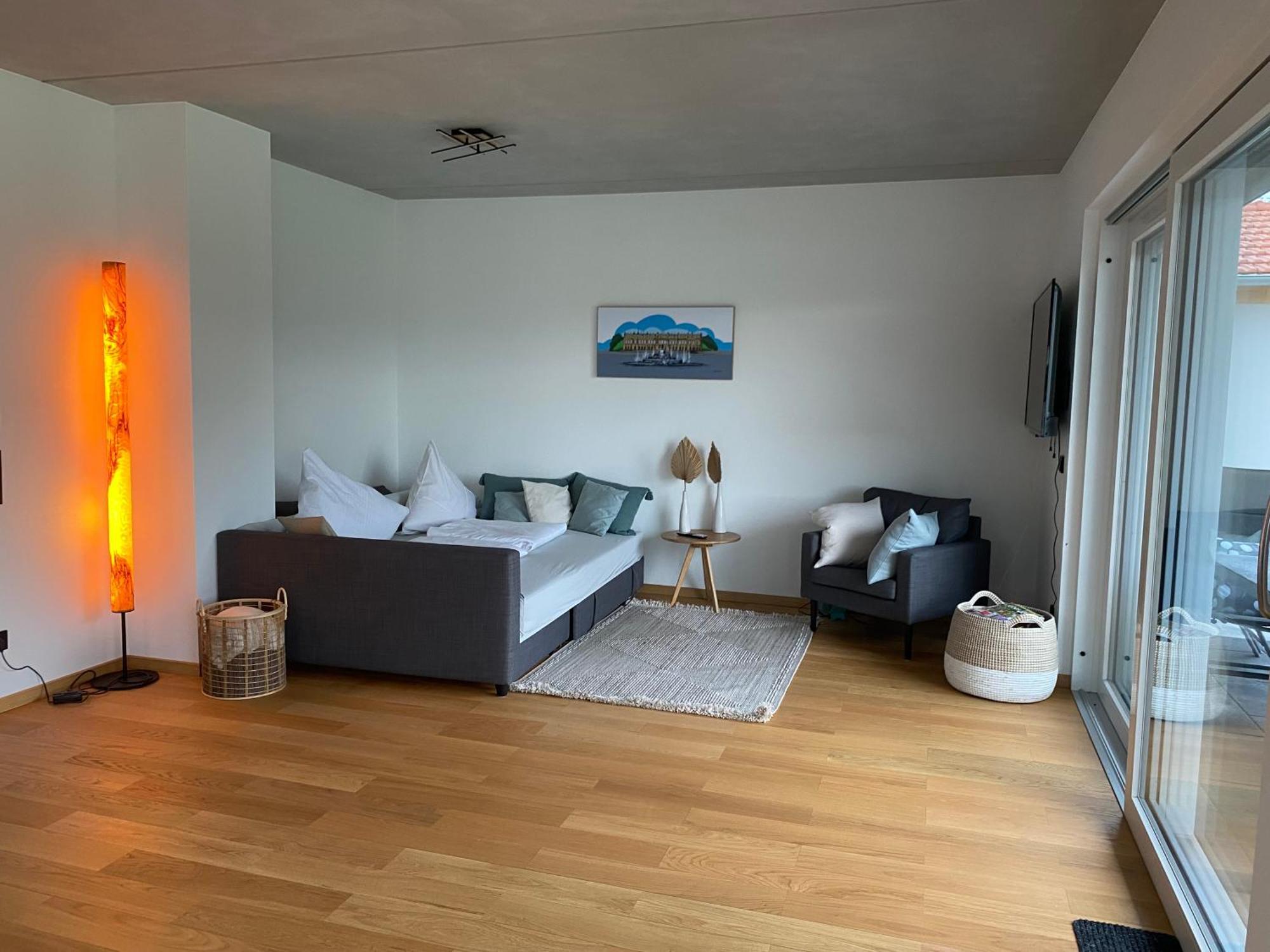 Neubau Gruener Wolpertinger Designwhg 106Qm Barrierefrei Daire Breitbrunn am Chiemsee Dış mekan fotoğraf