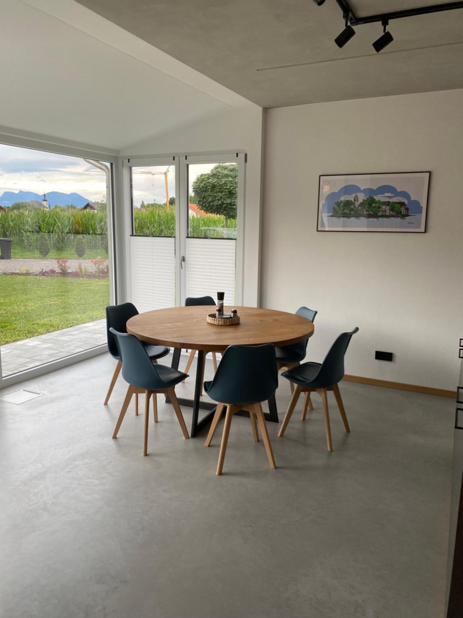 Neubau Gruener Wolpertinger Designwhg 106Qm Barrierefrei Daire Breitbrunn am Chiemsee Dış mekan fotoğraf