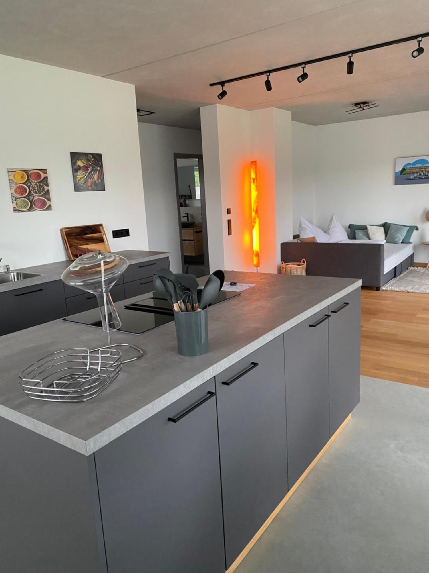 Neubau Gruener Wolpertinger Designwhg 106Qm Barrierefrei Daire Breitbrunn am Chiemsee Dış mekan fotoğraf